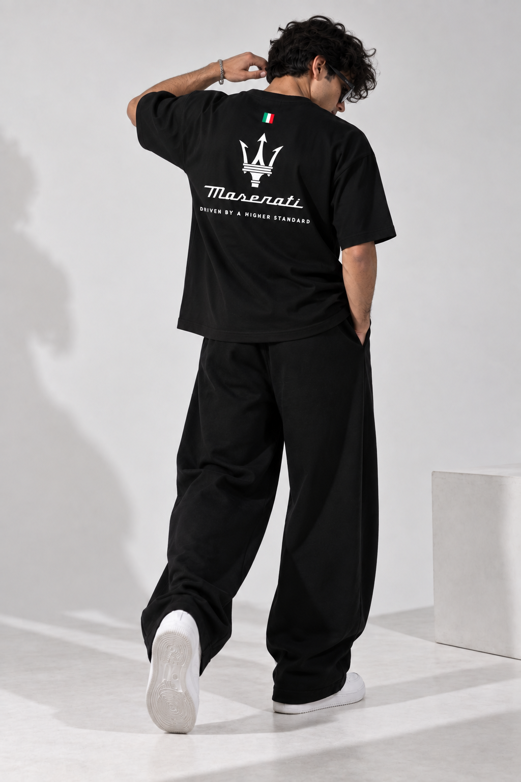 Maserati Black Trident Co-Ord Set